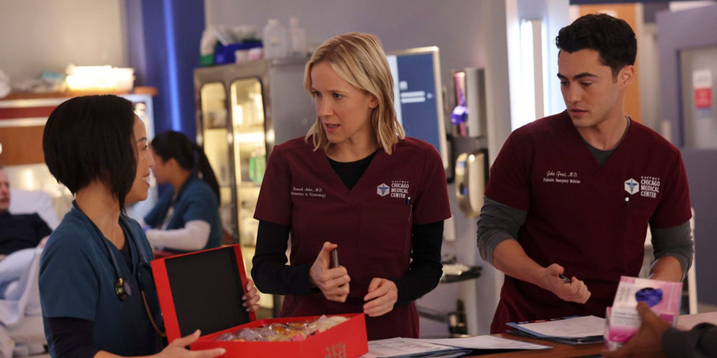 A Family Member Visits 'Chicago Med' in New Season 10 Images