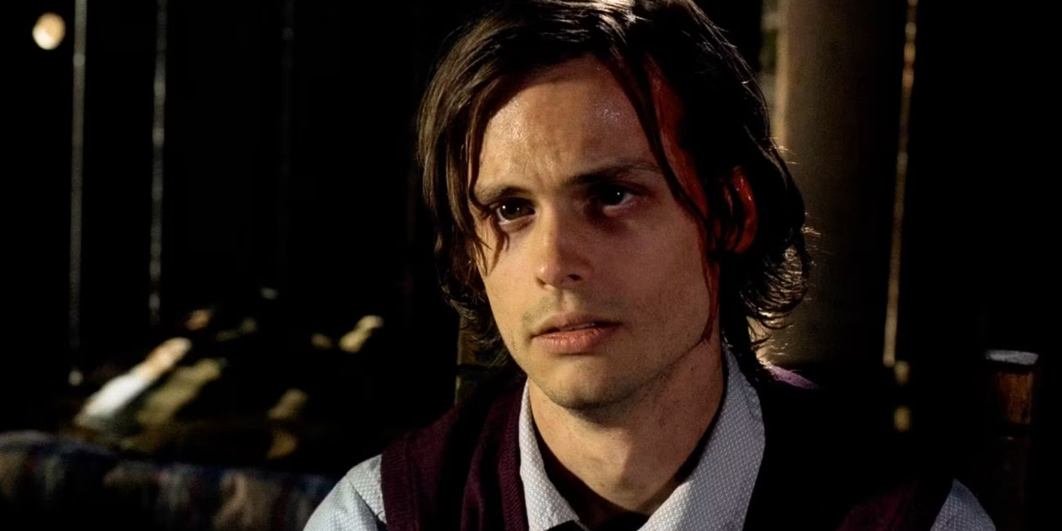 Matthew Gray Gubler as Spencer Reid facing addiction in Criminal Minds.