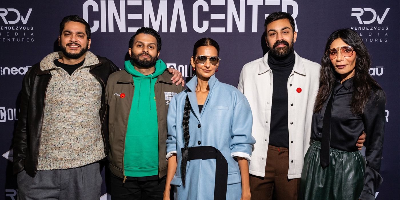 The cast of Deli Boys pose at Sundance 2025