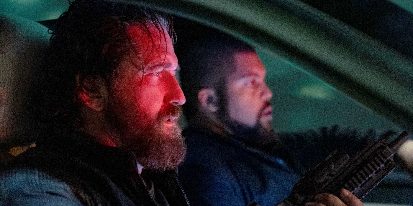 O'Shay Jackson driving Gerard Butler in Den of Thieves 2: Pantera