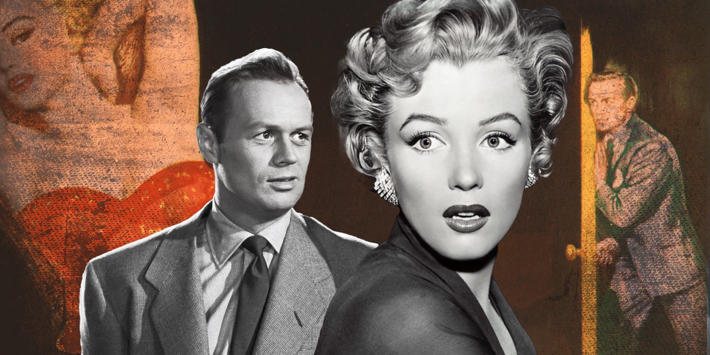 Custom image of Richard Widmark as Jed and Marilyn Monroe as Nell in Don't Bother to Knock