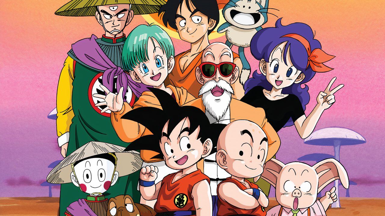 The 1986 Dragon Ball main cast.