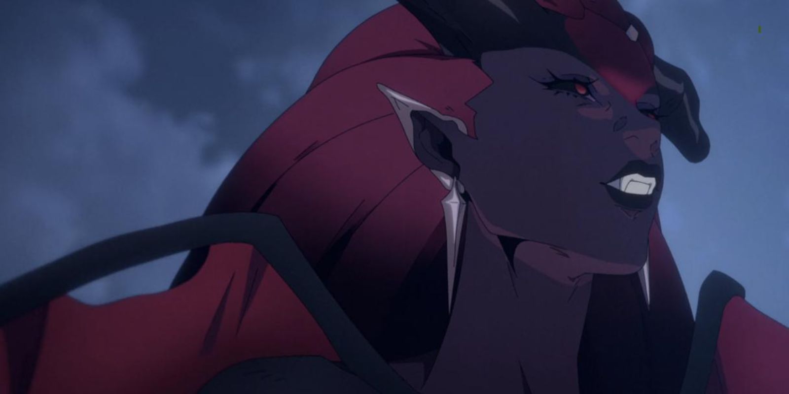 Drolta looking up in Castlevania Nocturne