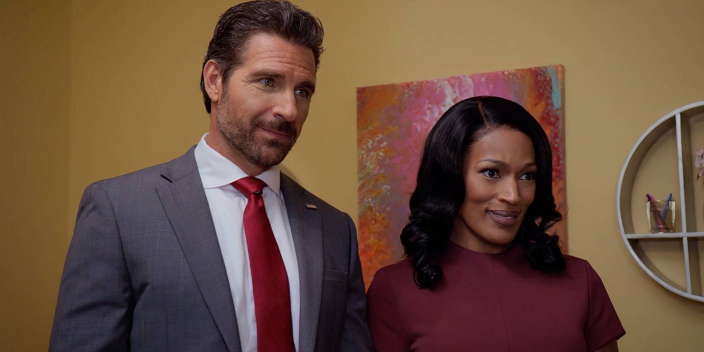 Ed Quinn and Kron Moore as President and First Lady of the US in The Oval