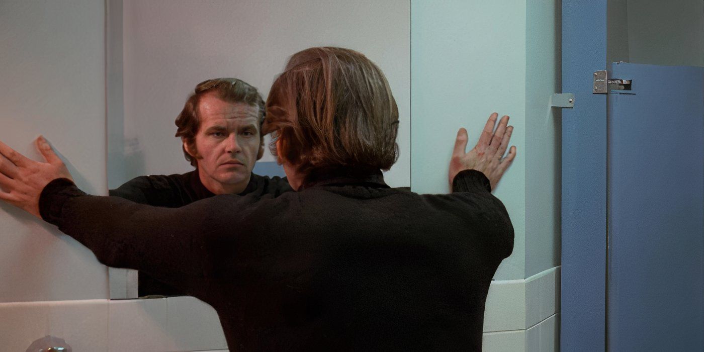 Booy Eroica looking in the mirror in Five Easy Pieces