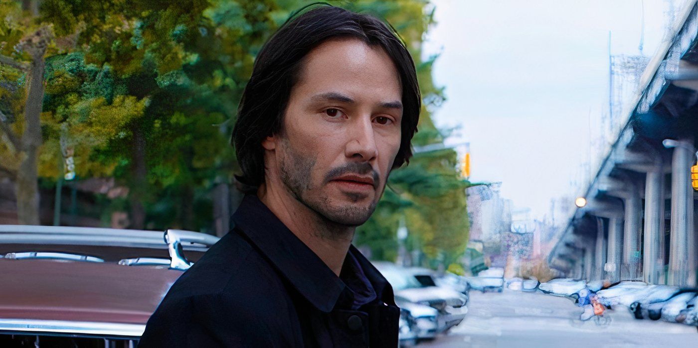 Keanu Reeves in the street in Generation Um...