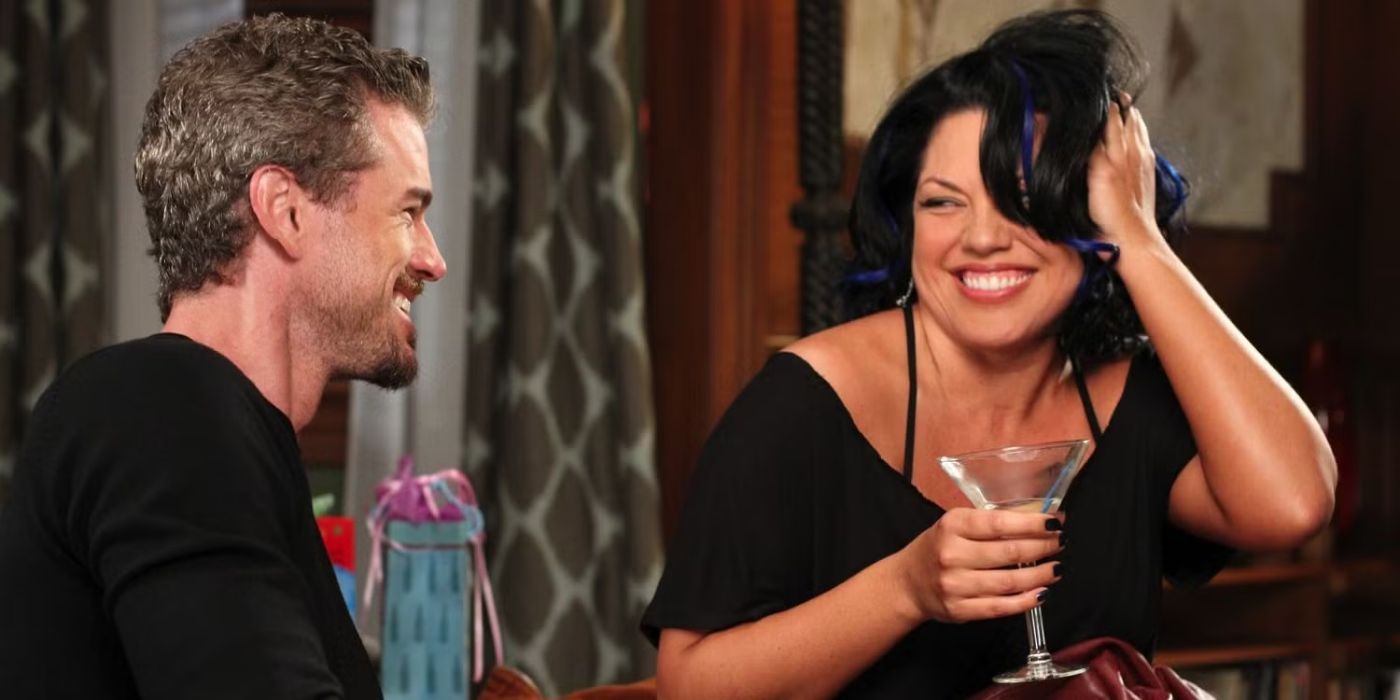 Mark Sloan (Eric Dane) and Callie Torres (Sara Ramirez) in 'Grey's Anatomy'