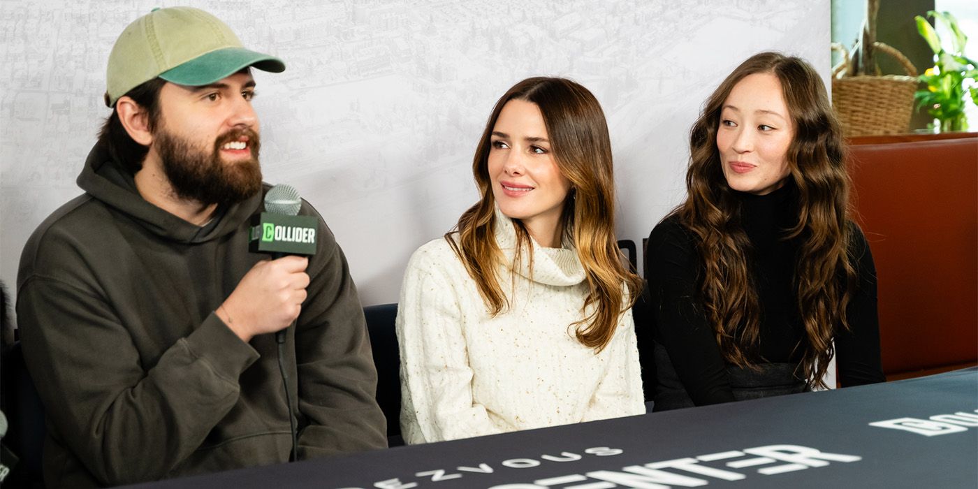 Cooper Raiff, Addison Timlin and Havana Rose Liu discussing Hal & Harper at Sundance 2025