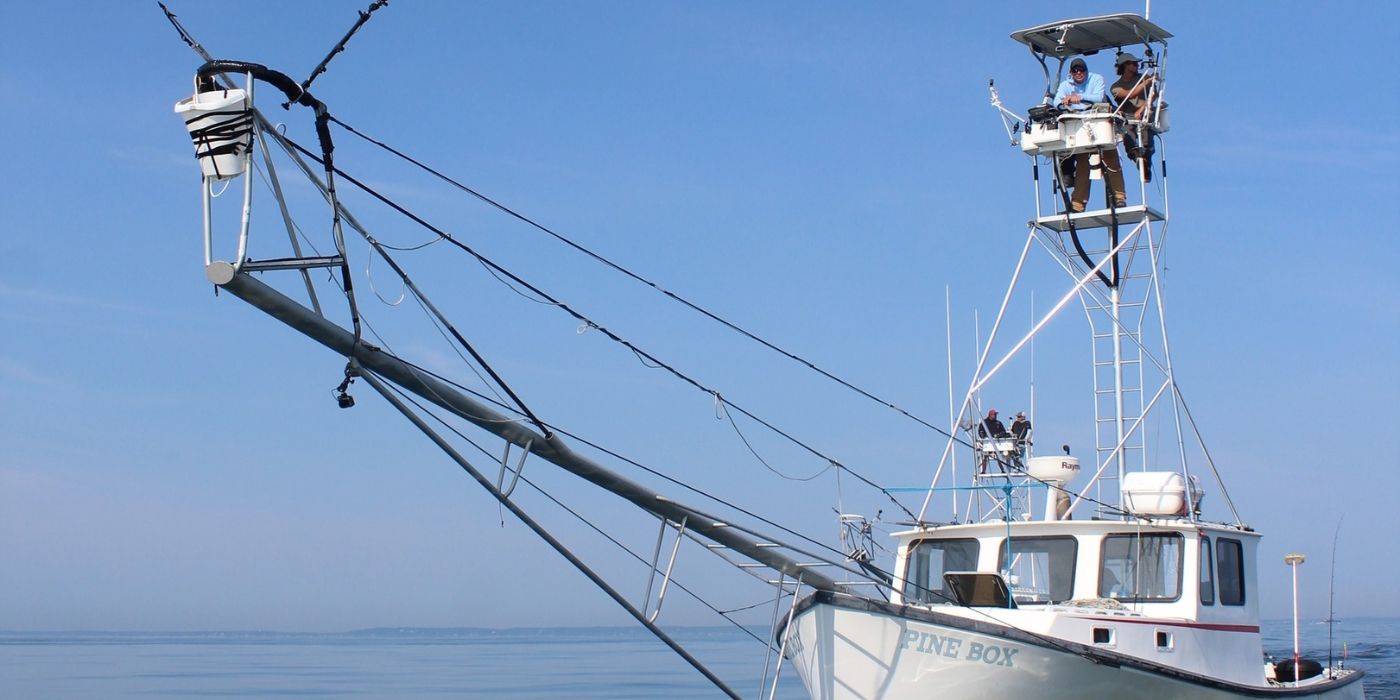 The Pine Box on the Atlantic on 'Harpoon Hunters.'