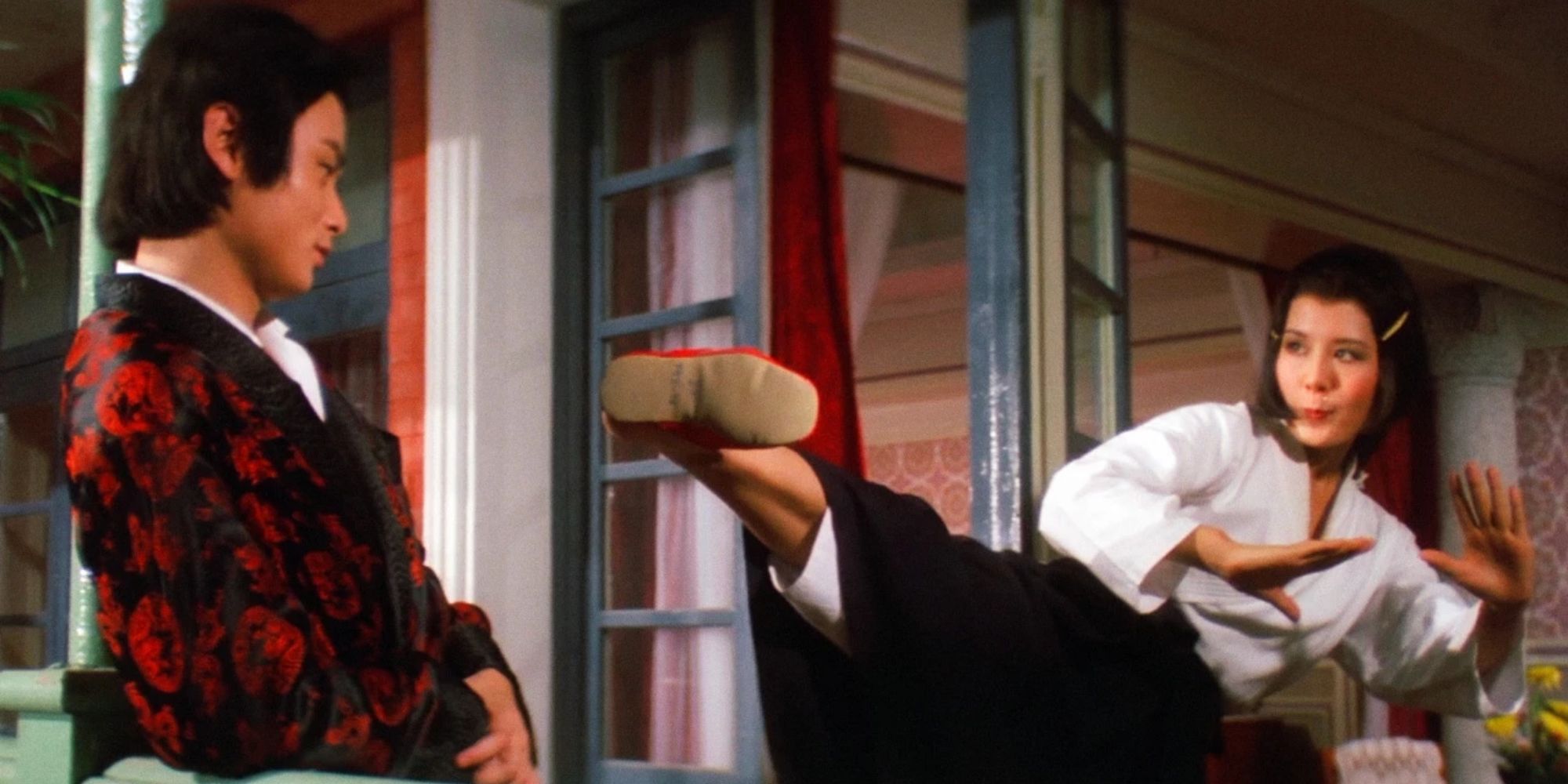 Gordon Liu and Yuka Mizuno in Heroes of the East (1978)