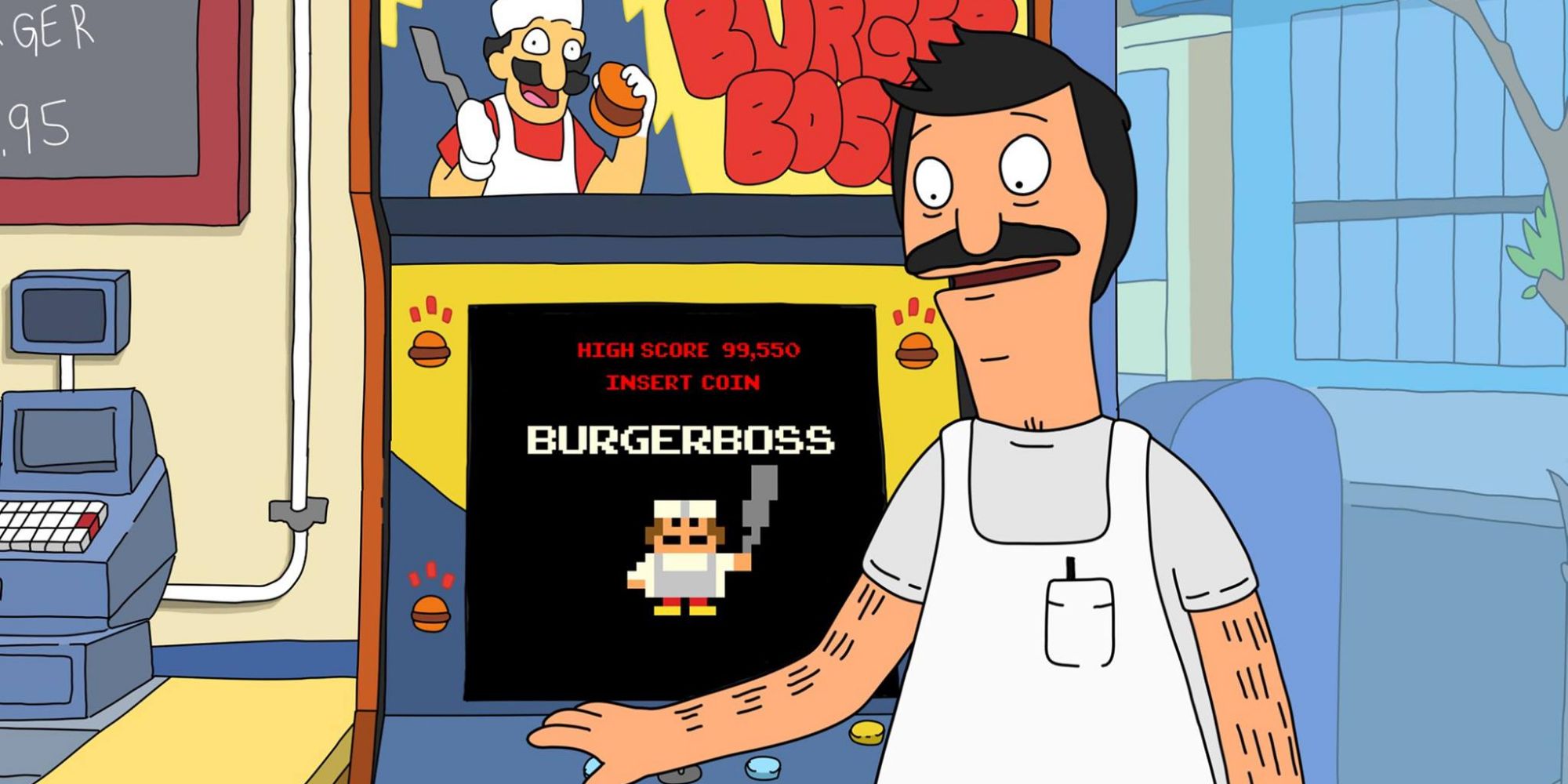 Bob Belcher plays Burgerboss in "Burgerboss" Season 2, Episode 4 of 'Bob's Burgers.'