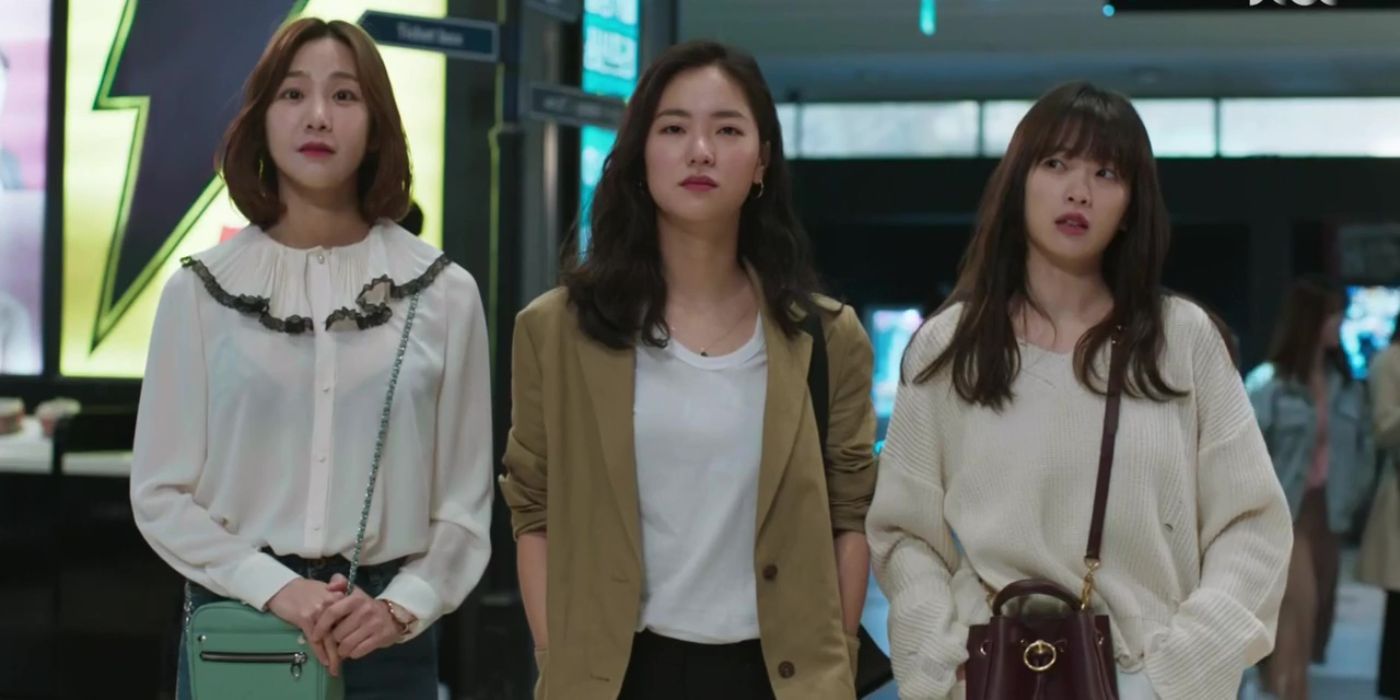 Jeon Yeo-been, Chun Woo-hee, and Han Ji-eun in Be Melodramatic.