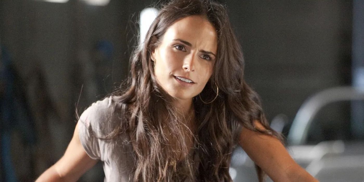 Jordana Brewster in the Fast and Furious movies