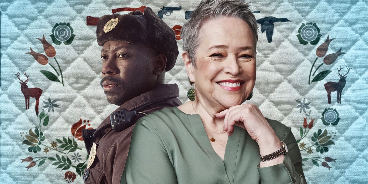 Kathy Bates and Lamorne Morris from Fargo