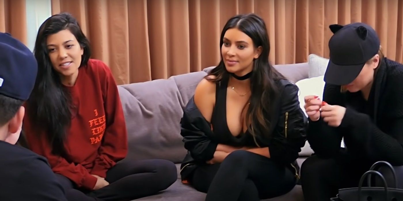 Rob Kardashian with Kim, Kourtney and Kendall on &lsquo;Keeping up with the Kardashians&rsquo;