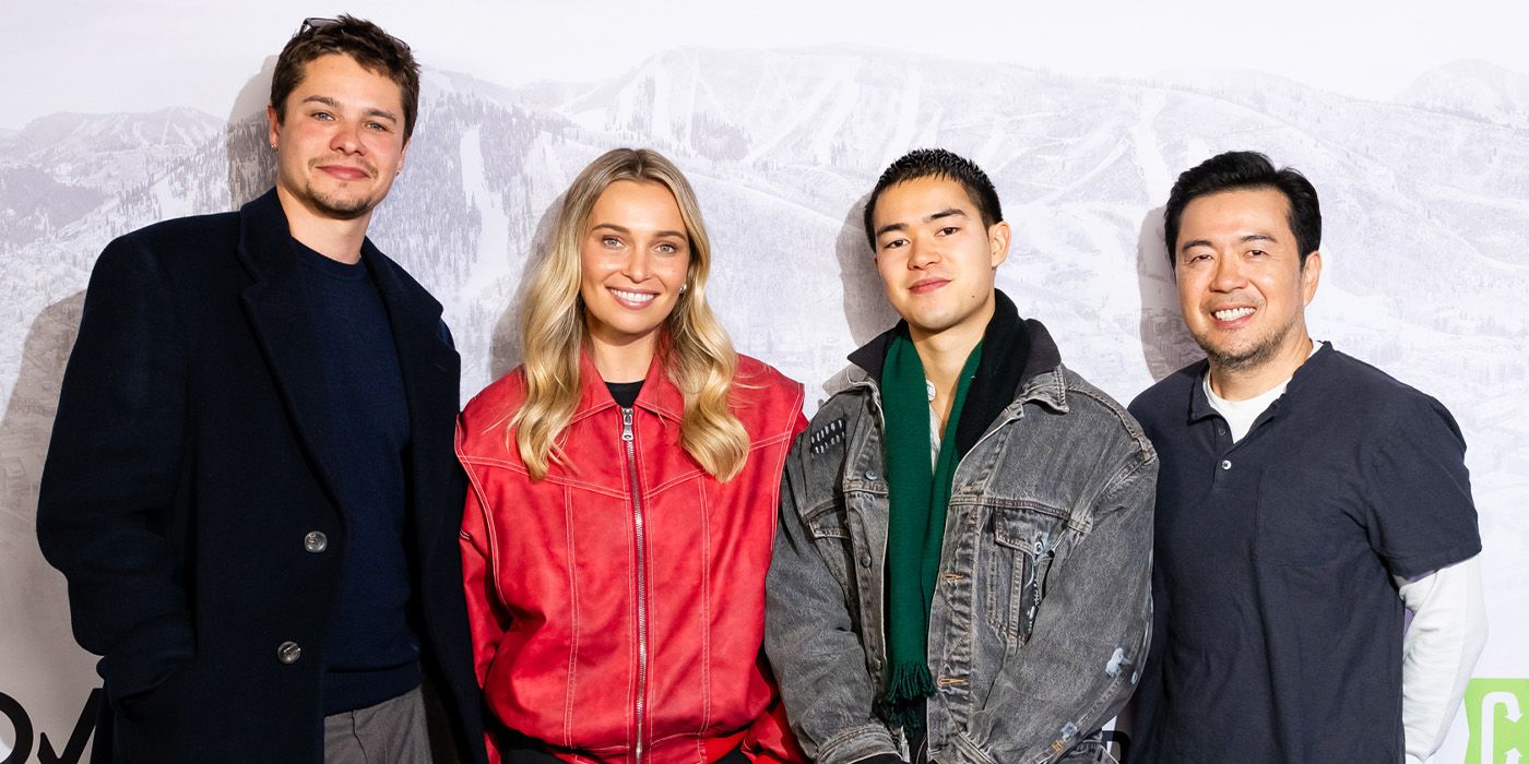 Last Days cast pose at Sundance 2025