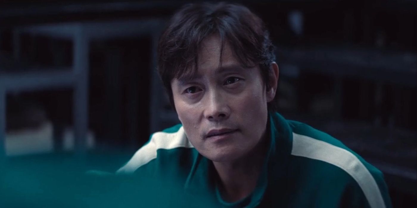 Lee Byung-hun as The Front Man aka Player 001 in 'Squid Game' Season 2 looking at someone speaking to him off-screen