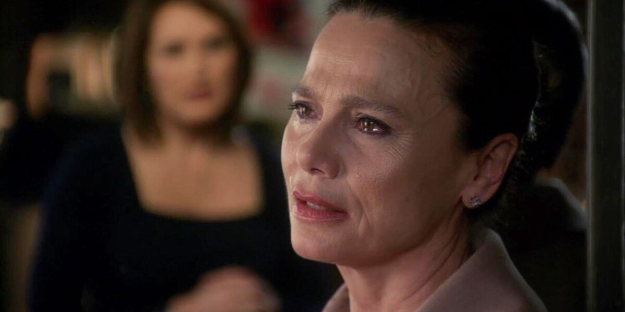 Lena Olin crying in Law &amp; Order SVU episode Confidential