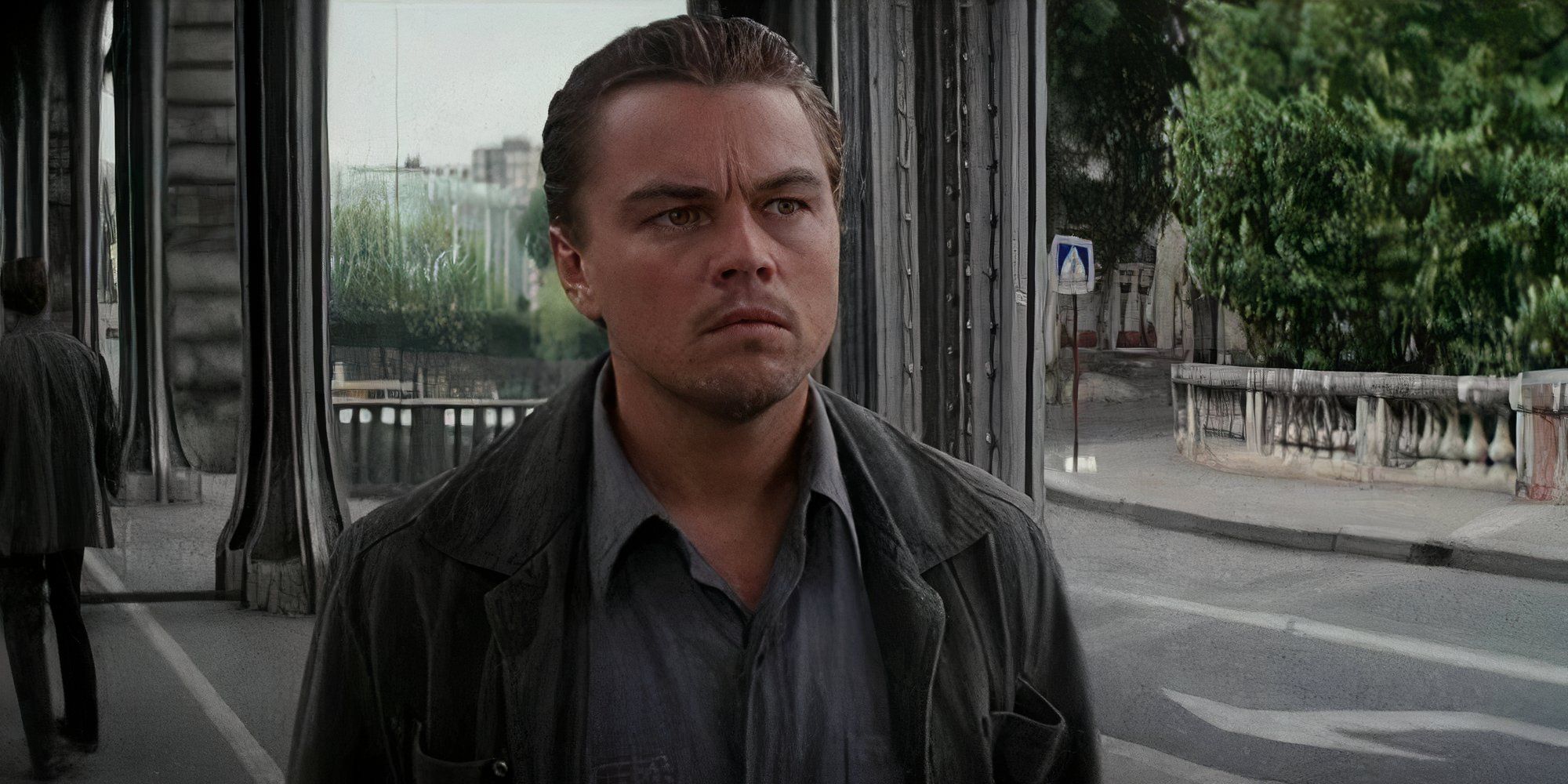Leonardo DiCaprio as Cobb in Inception