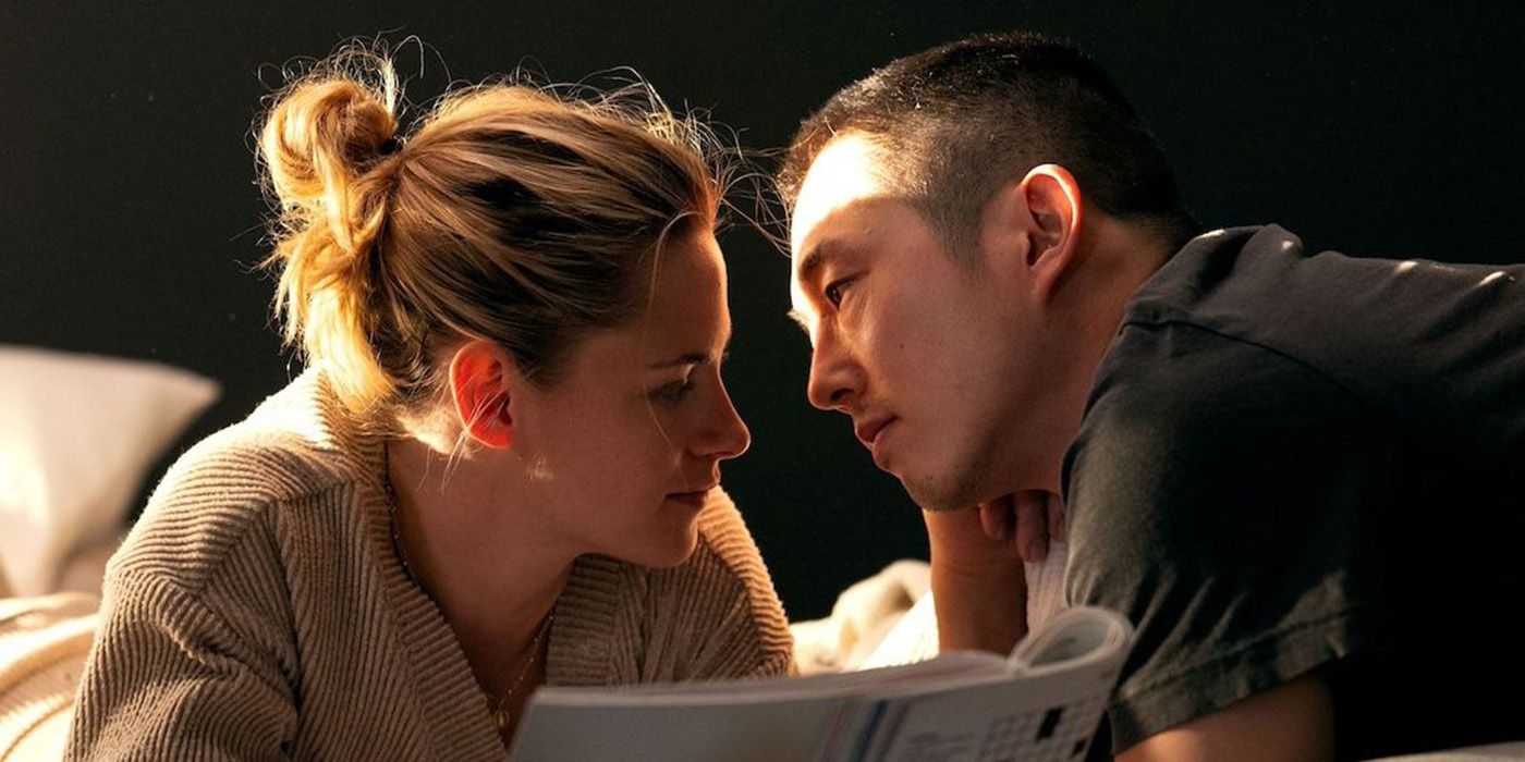 Kristen Steward and Steven Yuen in Love Me 