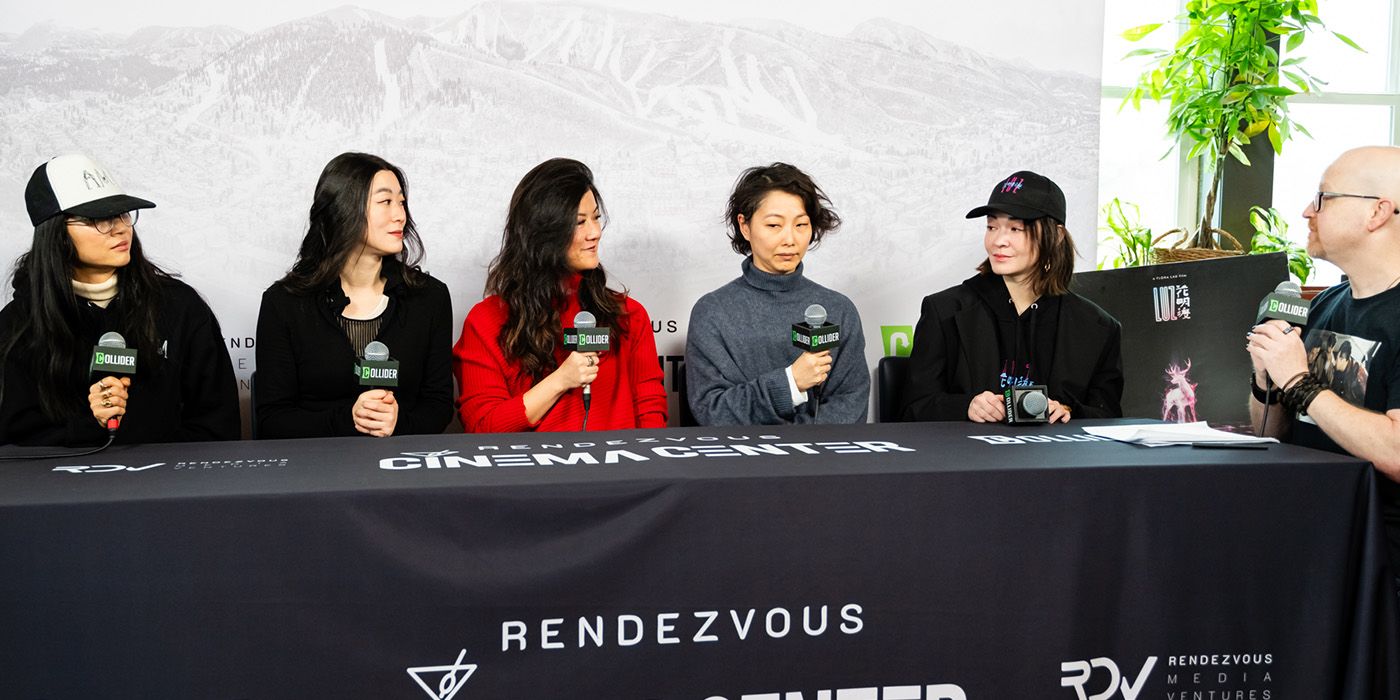 The cast of Luz at Sundance 2025