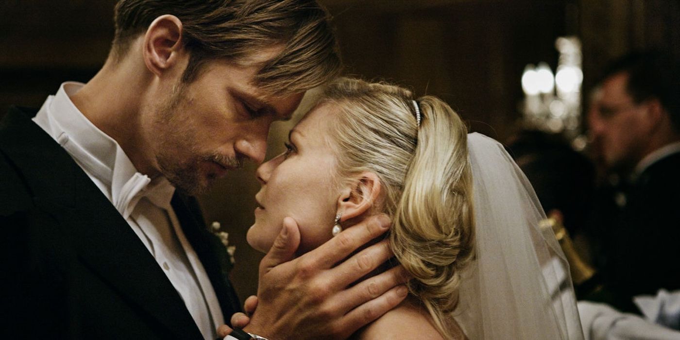 Alexander Skarsgārd and Kirsten Dunst in Melancholia