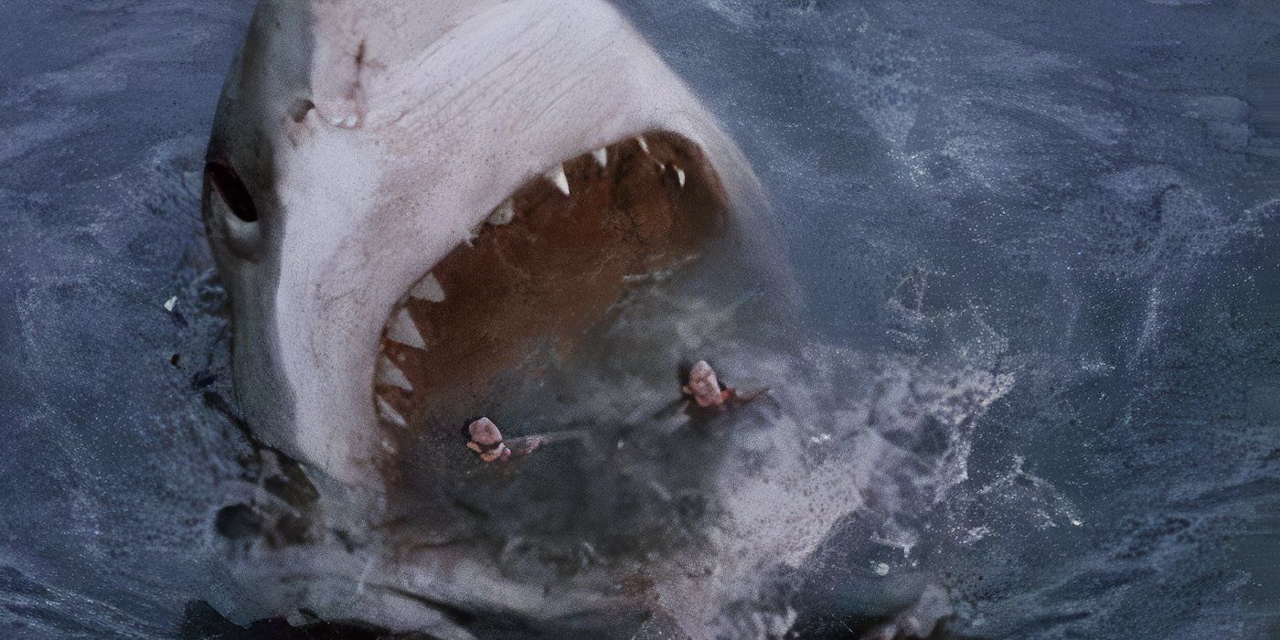 Two swimmers are eaten by a megalodon in Shark Attack 3: Megalodon