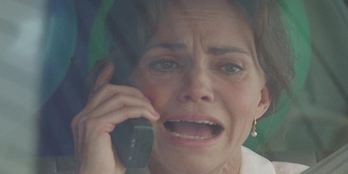 Sally Field as Karen screaming on the phone in Eye for an Eye.