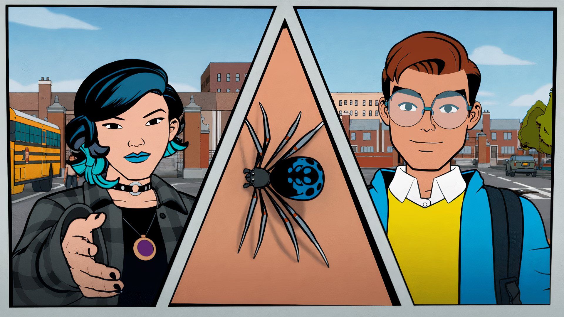 Nico Minoru and Peter Parker in &lsquo;Your Friendly Neighborhood Spider-Man&rsquo;