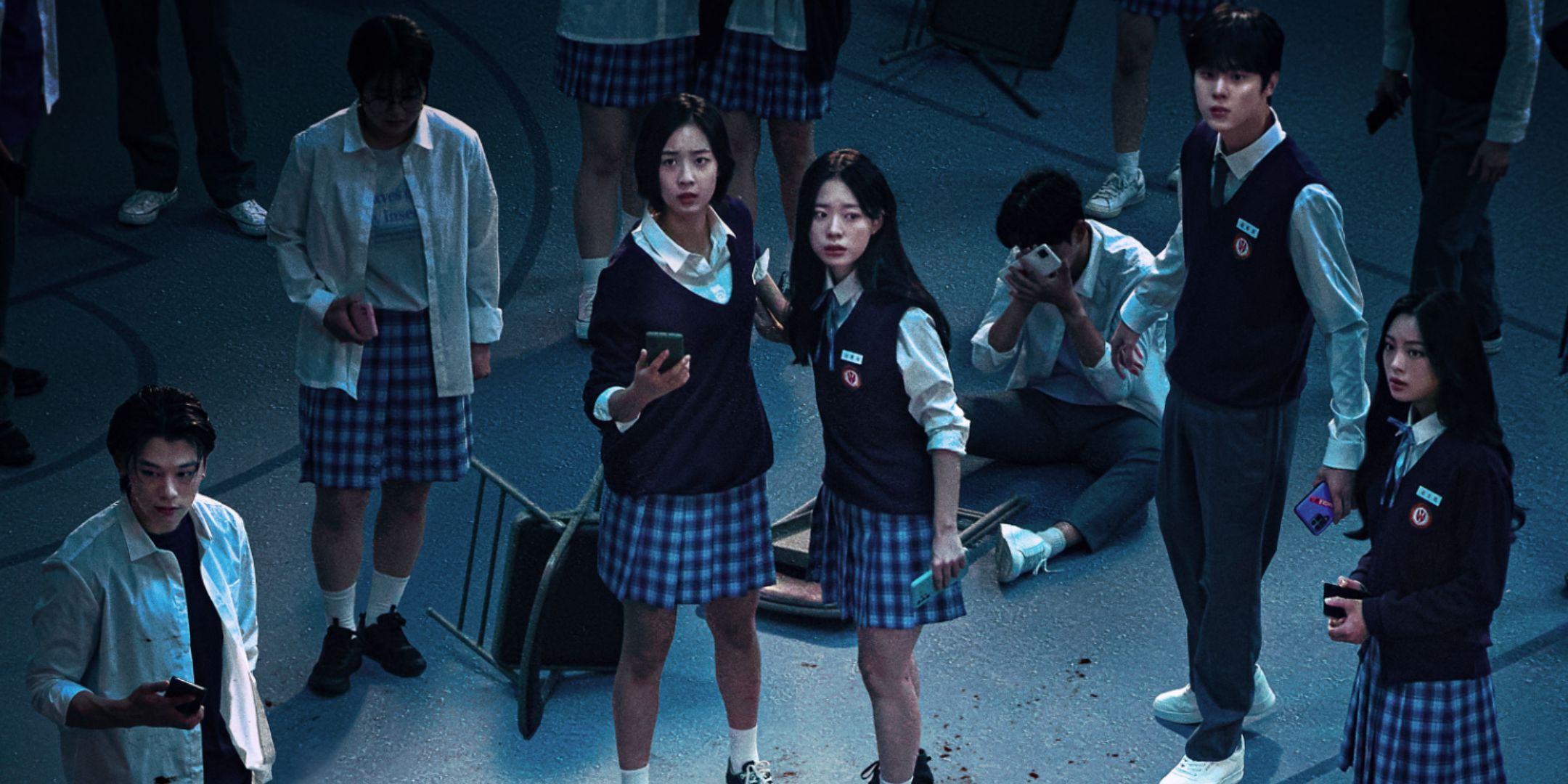 Lee Jae-in and Choi Ye-bin in Night Has Come movie poster
