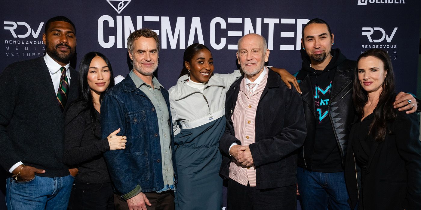 The Opus cast pose at Sundance Film Festival 2025