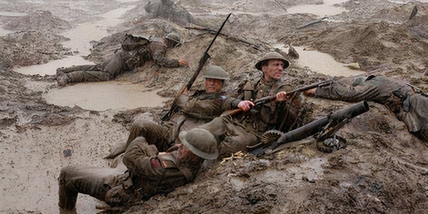 Canadian soldiers fight in the mud in 'Passchendaele'