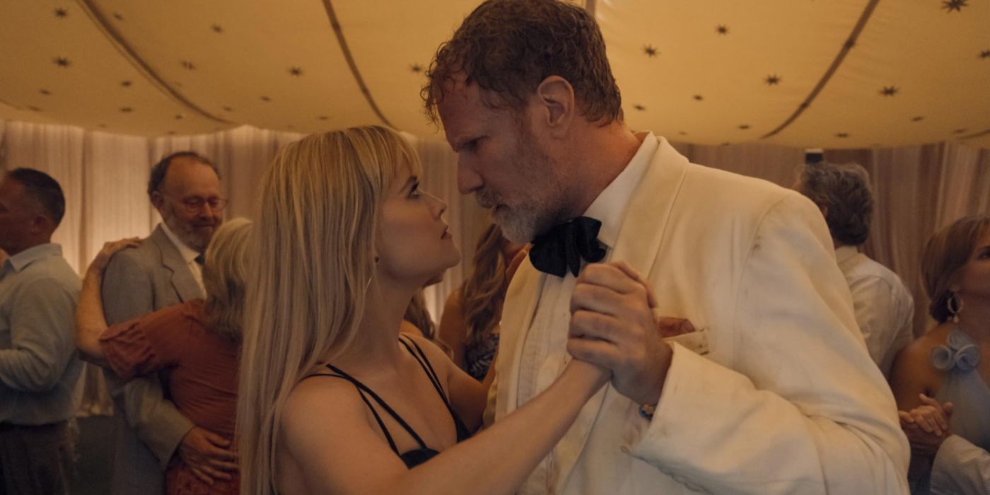 Reese Witherspoon and Will Ferrell dancing in &lsquo;You&rsquo;re Cordially Invited&rsquo;.