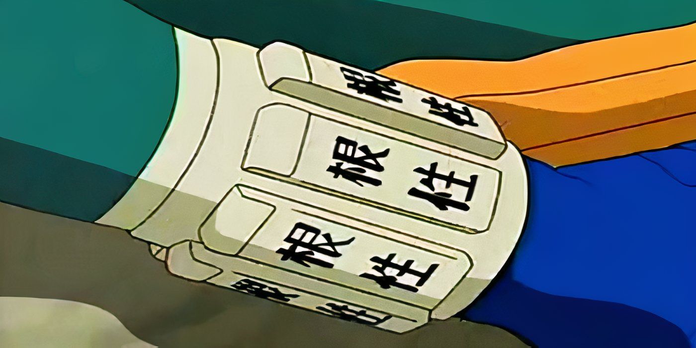 Rock Lee ankle weights in Naruto