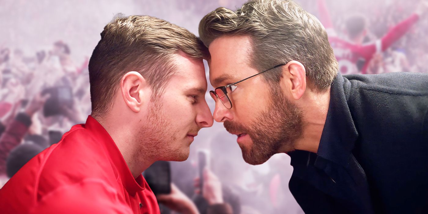 Ryan Reynolds gets nose to nose on 'Welcome to Wrexham.'