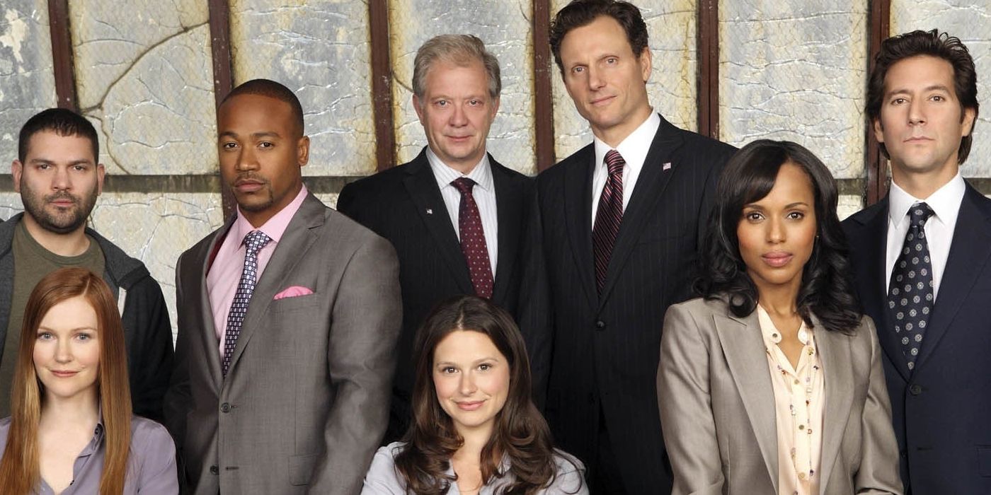 The cast of Scandal