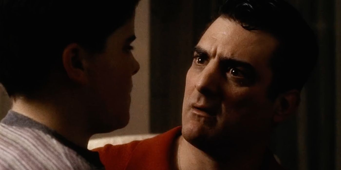 Joseph Siravo as Johnny Boy Soprano and Mark Damiano II as Young Tony Soprano in &lsquo;The Sopranos&rsquo;