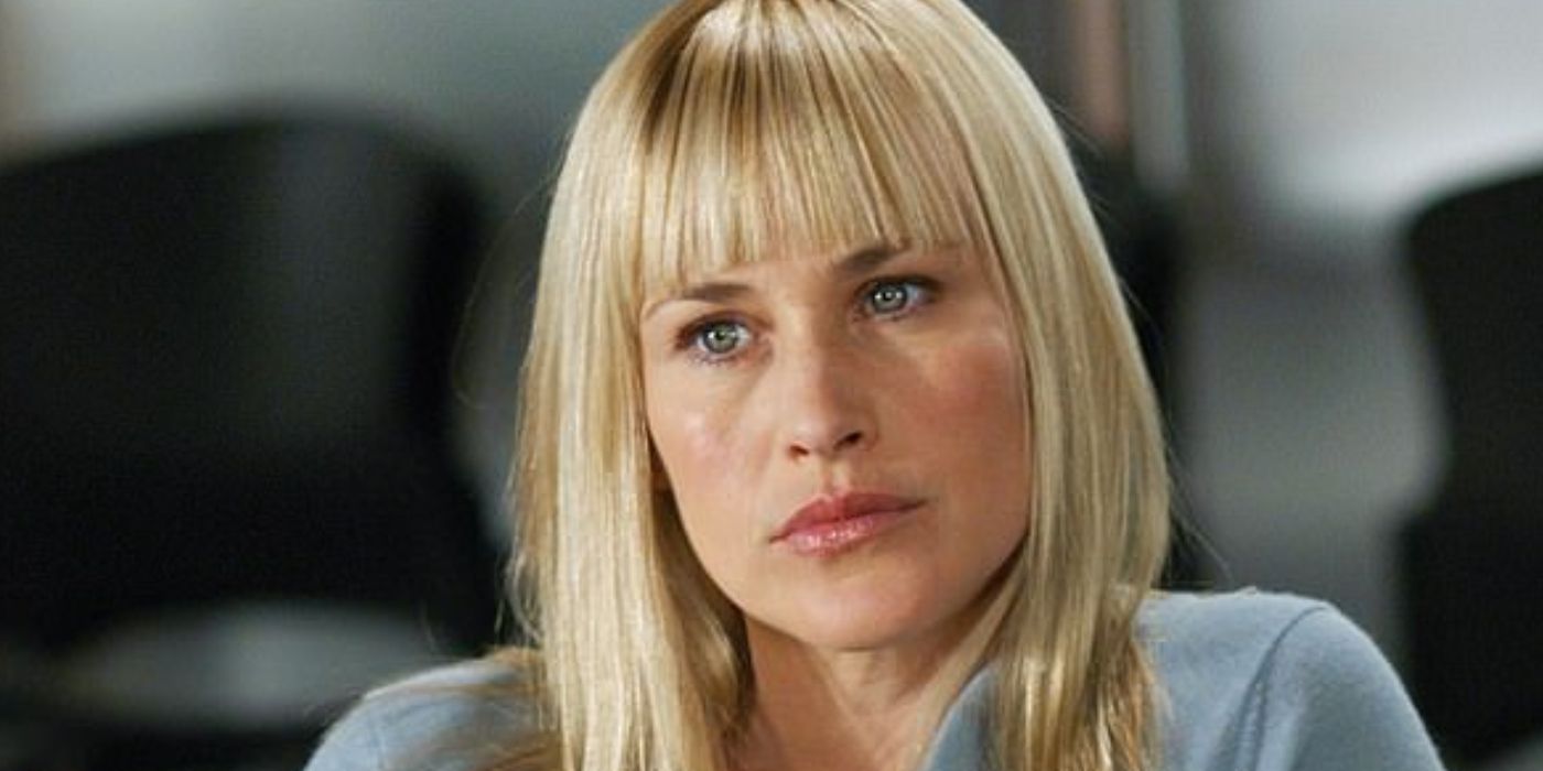 Patricia Arquette as Allison Dubois looking serious in &lsquo;Medium&rsquo;.