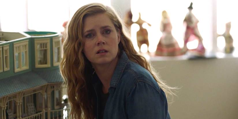 Amy Adams looks worried in Sharp Objects.