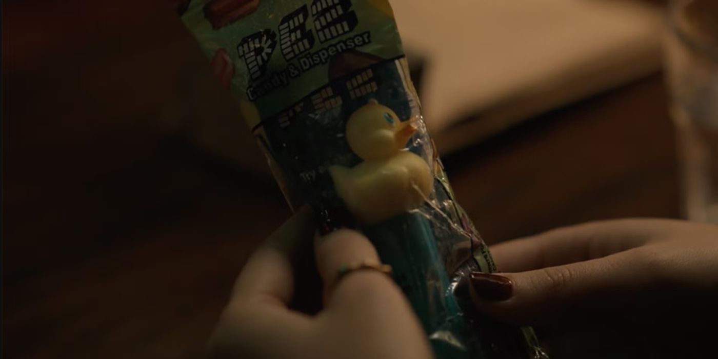 Helen (Jessica Henwick) holds a PEZ dispenser in &lsquo;Silo&rsquo; Season 2