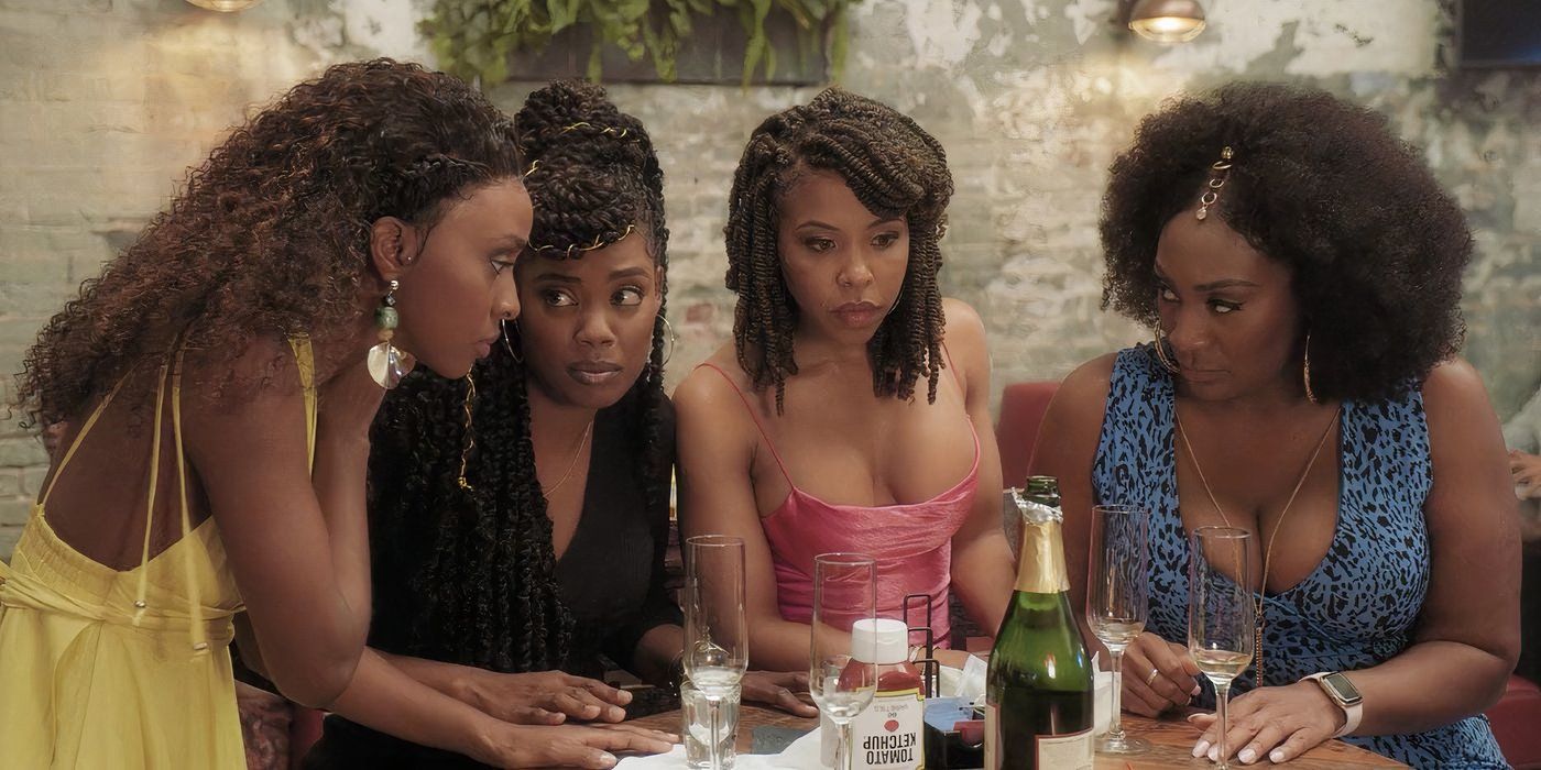 KJ Smith, Ebony Obsidian, Mignon Von, and Novi Brown as the main cast of Sistas