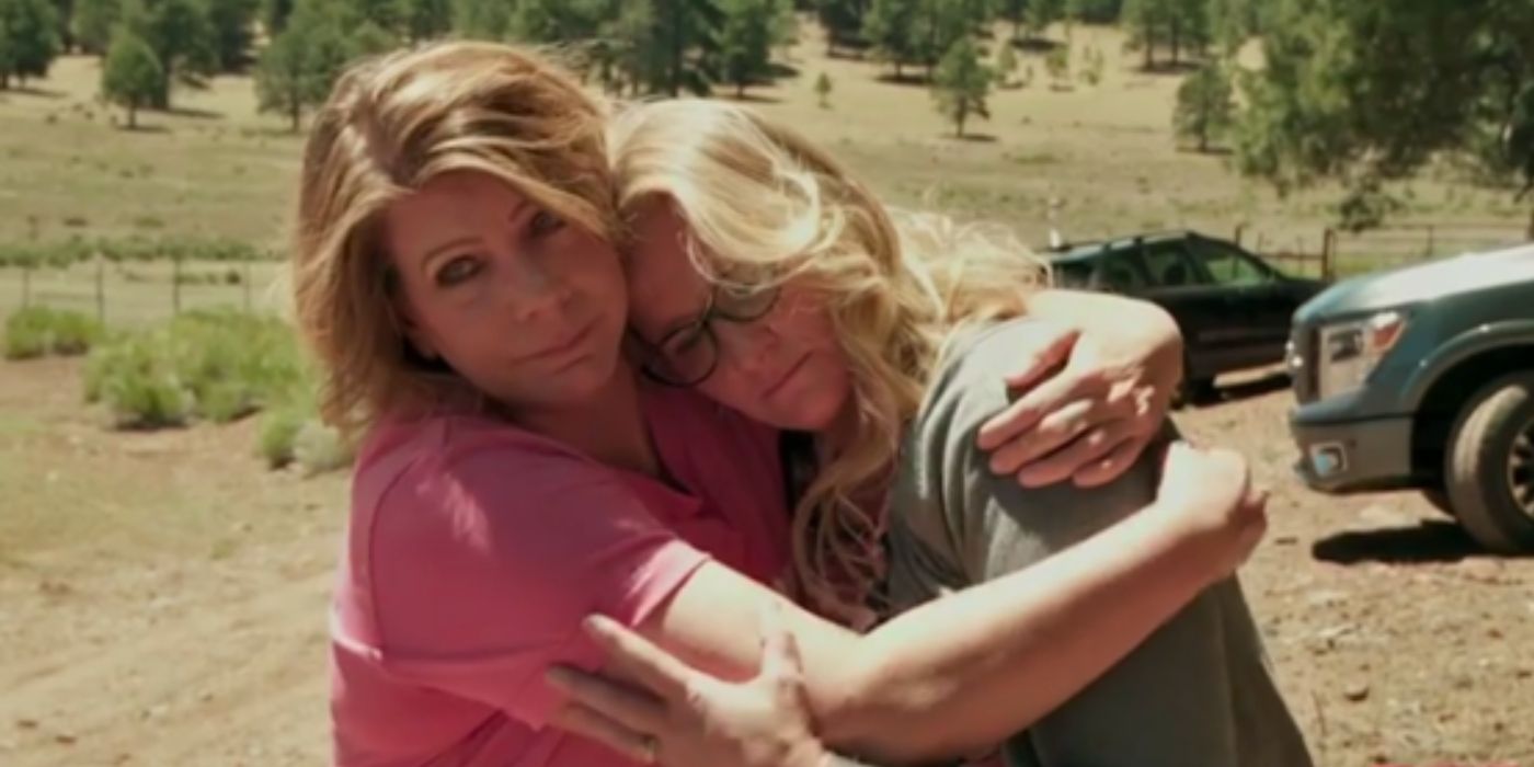 Meri Brown holds Christine Brown on &lsquo;Sister Wives.'