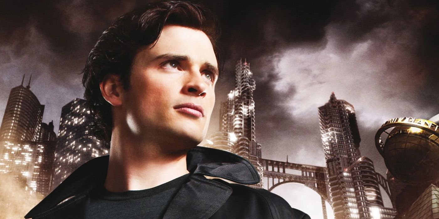 Tom Welling as Clark Kent aka the Blur on a promotional image for 'Smallville'