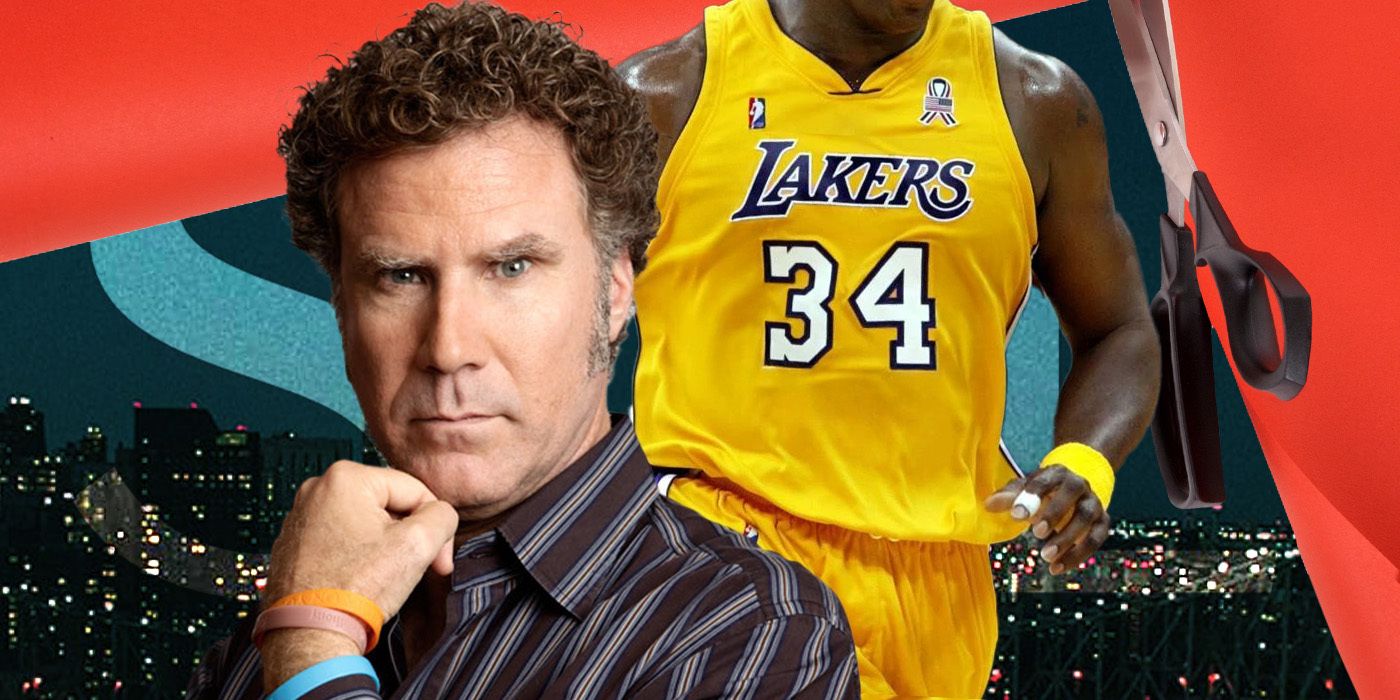 Will Ferrell and Shaquille O'Neal for an SNL sketch