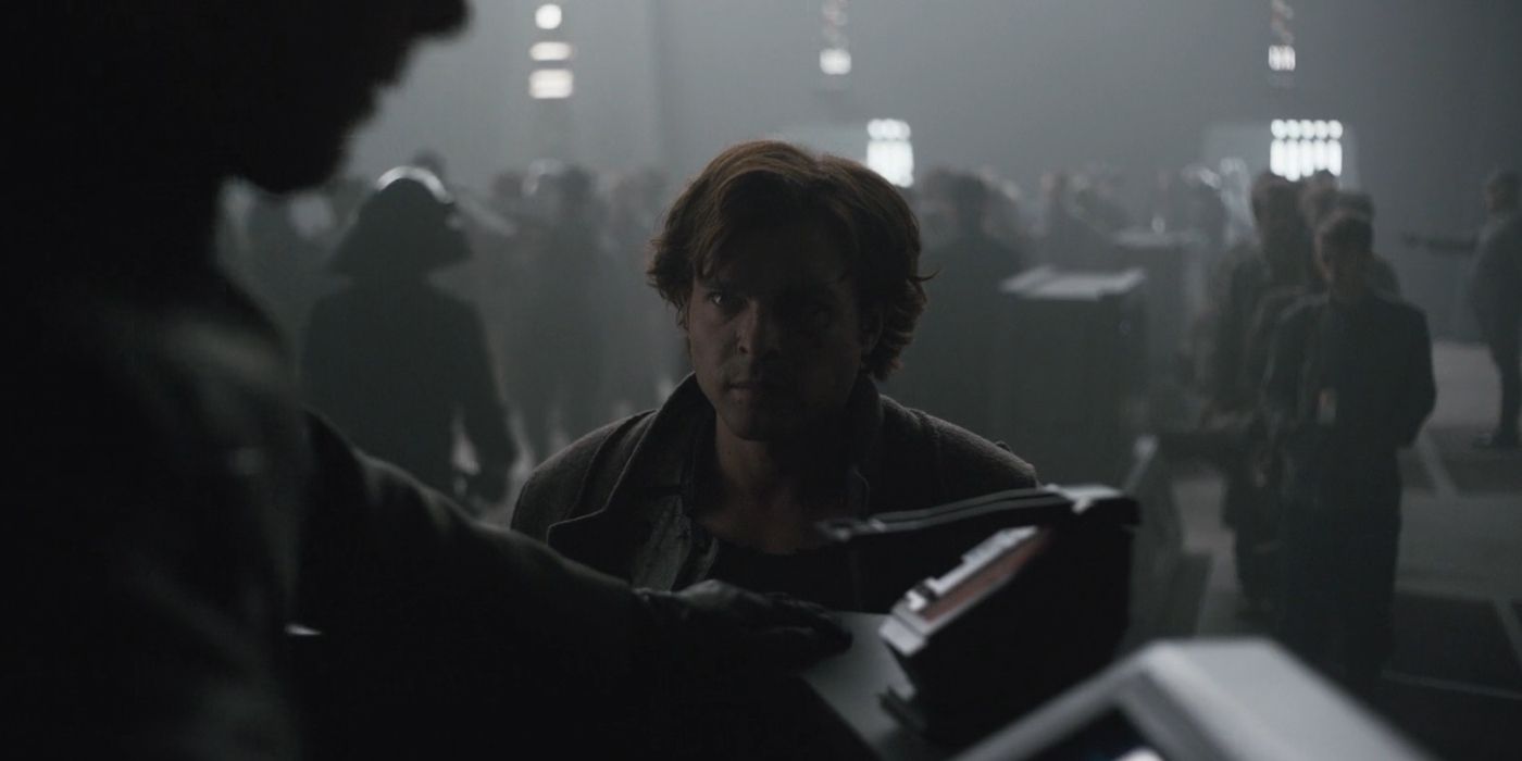 Han Solo enlists in the Imperial Navy in Solo: A Star Wars Story