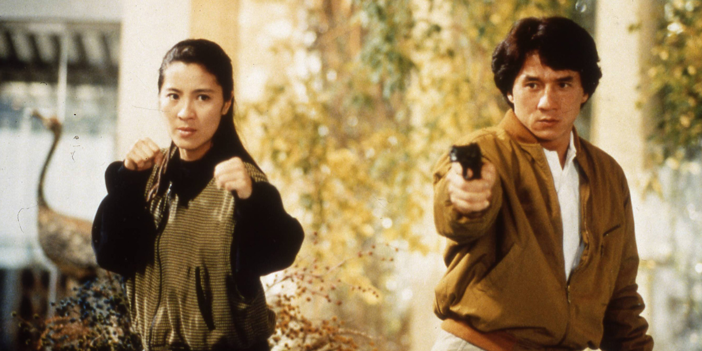 Michelle Yeoh and Jackie Chan in Police Story 3: Supercop