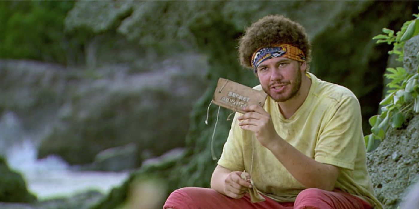 Jacob Derwin shows off his Secret Advantage on &lsquo;Survivor: Ghost Island.'