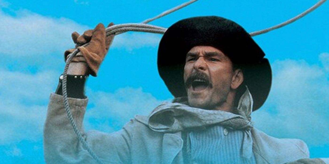 Patrick Swayze as Pecos Bill on the poster of 'Tall Tale: The Unbelievable Adventures of Pecos Bill'