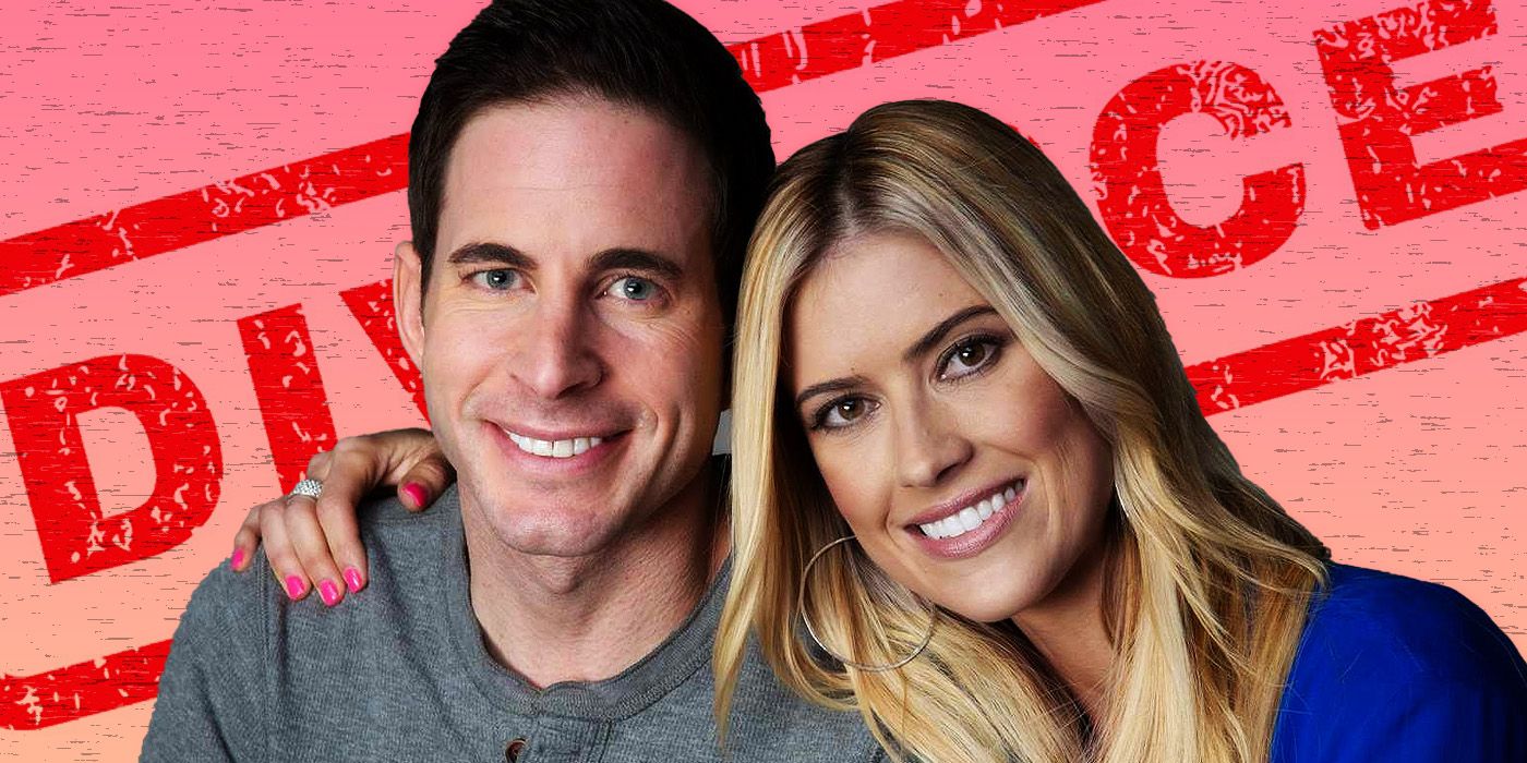 Tarek El Moussa and Christina Hall seen embracing in a still for Flip or Flop