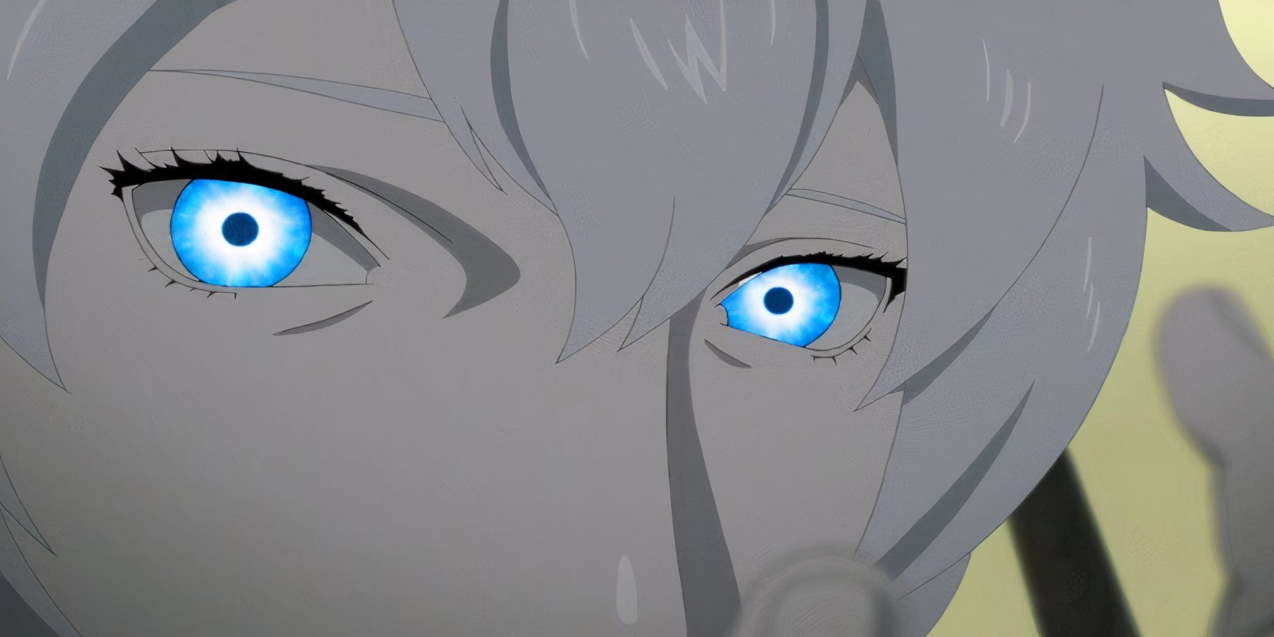 Toneri with glowing blue eyes in Naruto